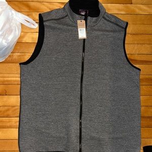 Reversible grey and black Johnston and Murphy vest